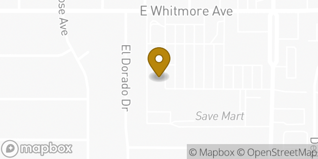Map showing the location of The UPS Store in Ceres, CA 95307