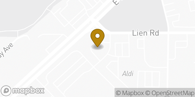 Map showing the location of Amazon Locker - Tangelo in Madison, WI 53704