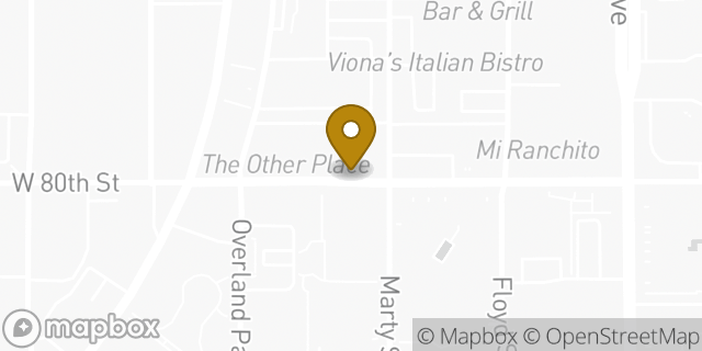 Map showing the location of HOTWORX in Overland Park, KS 66204