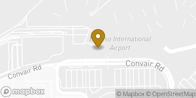 Map showing the location of Hertz in El Paso, TX 79925