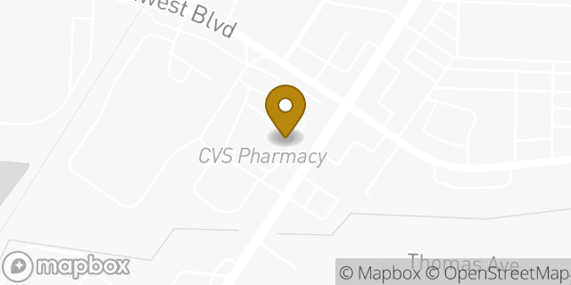 Map showing the location of CVS Pharmacy in Grove City, OH 43123