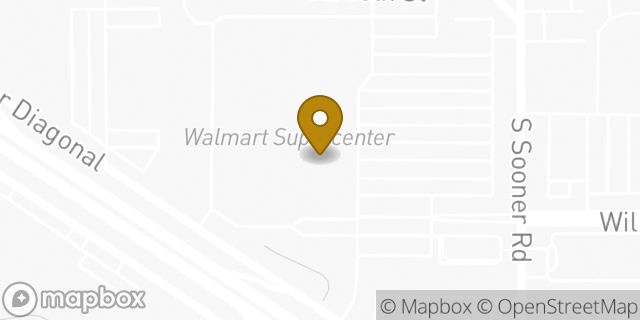 Map showing the location of Subway in Del City, OK 73115
