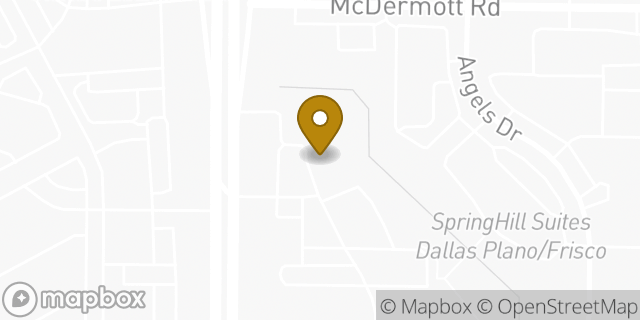Map showing the location of The UPS Store in Plano, TX 75024
