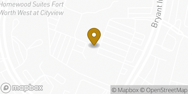 Map showing the location of Budget Rent A Car in Ft Worth, TX 76132