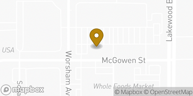 Map showing the location of The UPS Store in Long Beach, CA 90808