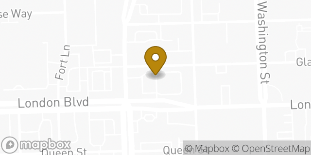 Map showing the location of Amazon Locker - Pfann in Portsmouth, VA 23704