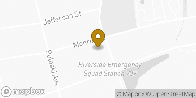 Map showing the location of American Legion in Riverside, NJ 08075