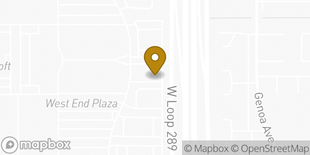 Map showing the location of Chipotle Mexican Grill in Lubbock, TX 79407