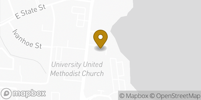 Map showing the location of Church of Jesus Christ of Latter Day Saints in Baton Rouge, LA 70802