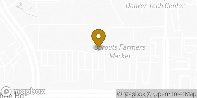 Map showing the location of The UPS Store in Greenwood Village, CO 80112