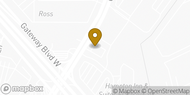 Map showing the location of Whataburger in El Paso, TX 79936