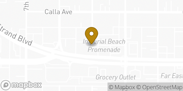 Map showing the location of CVS Pharmacy in Imperial Beach, CA 91932