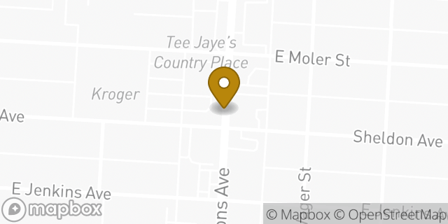 Map showing the location of ATM Kroger in Columbus, OH 43207