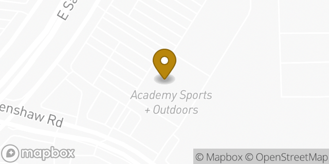 Map showing the location of Academy Sports + Outdoors in Pasadena, TX 77505
