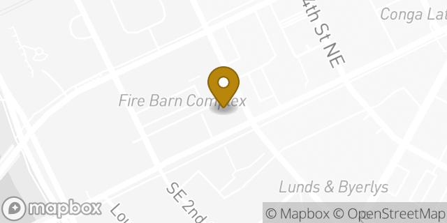 Map showing the location of Chipotle Mexican Grill in Minneapolis, MN 55414