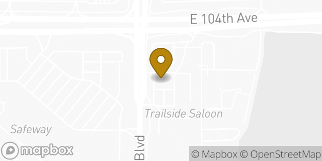 Map showing the location of Subway in Thornton, CO 80229