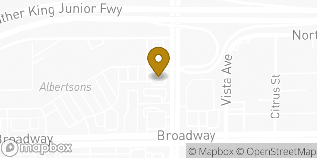 Map showing the location of Starbucks in Lemon Grove, CA 91945