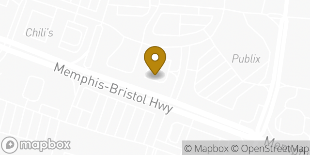 Map showing the location of Regions Bank in Nashville, TN 37221