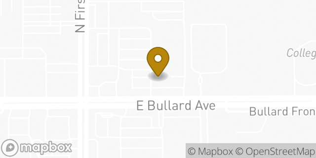 Map showing the location of Subway in Fresno, CA 93710