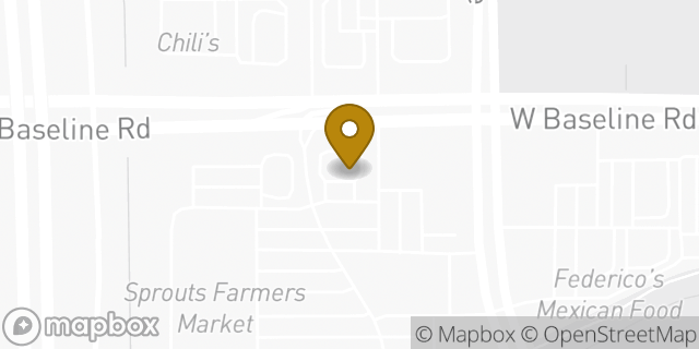 Map showing the location of Starbucks in Phoenix, AZ 85339