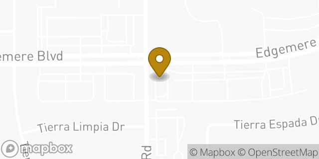 Map showing the location of Sonic Drive In in El Paso, TX 79938