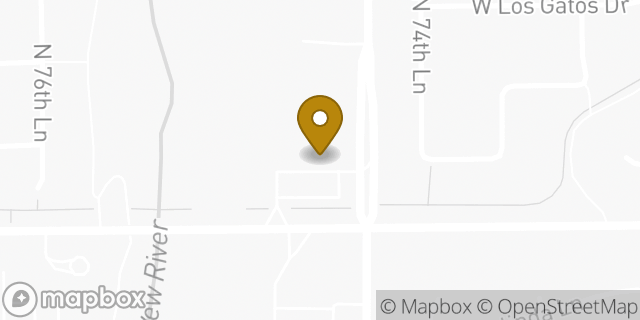 Map showing the location of QuikTrip in Peoria, AZ 85382