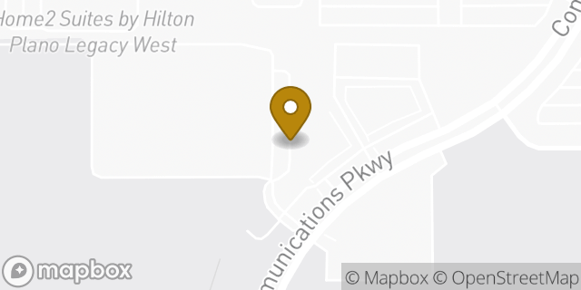 Map showing the location of Legacy KinderCare in Plano, TX 75024