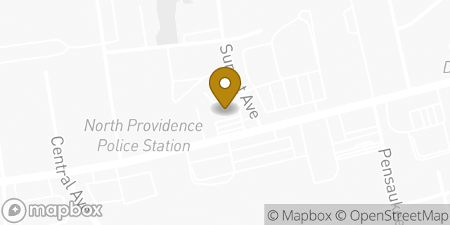 Map showing the location of Amazon Locker - Cusp in Providence, RI 02904