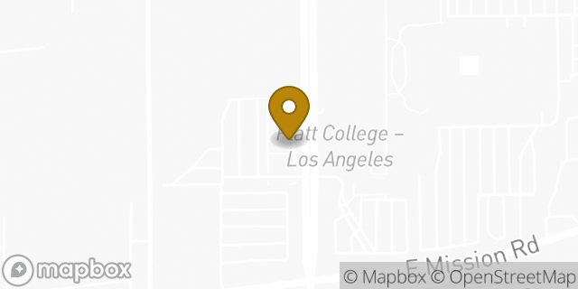 Map showing the location of Subway in Alhambra, CA 91803