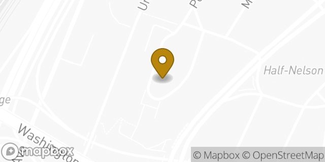 Map showing the location of Amazon Locker - Mammal in Bronx, NY 10453