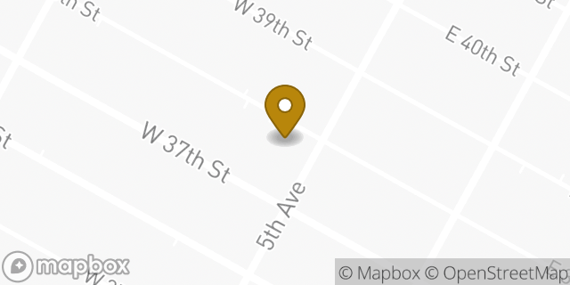 Map showing the location of CVS Pharmacy in New York, NY 10018