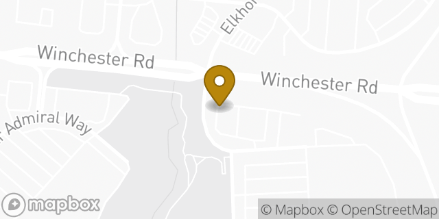 Map showing the location of Starbucks in Lexington, KY 40509