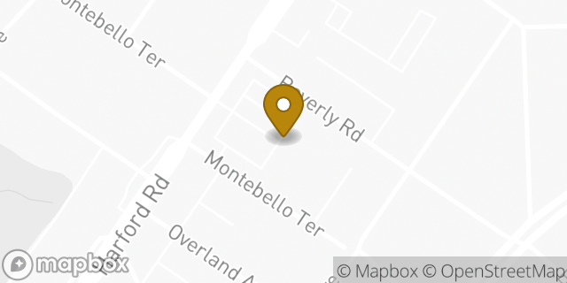 Map showing the location of Amazon Locker - Cosset in Baltimore, MD 21214