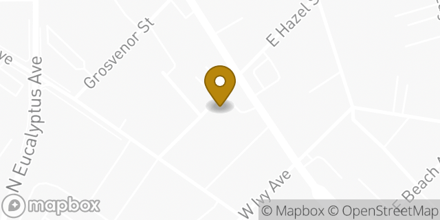 Map showing the location of ATM 7ELEVEN-FCTI in Inglewood, CA 90302