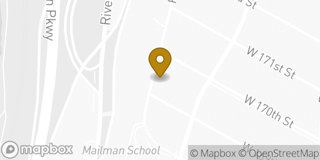 Map showing the location of Bright Horizons at New York Presbyterian Hospital Uptown in New York, NY 10032