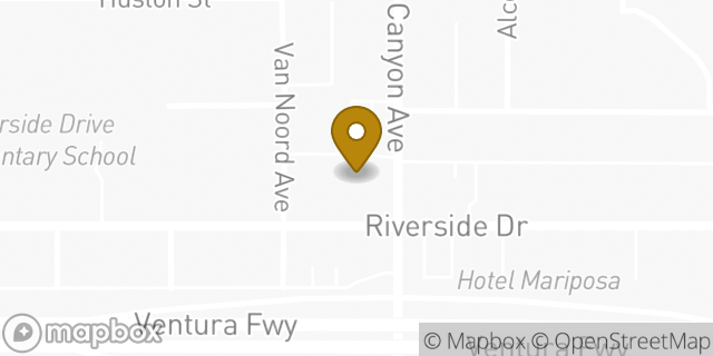 Map showing the location of Whole Foods Market in Sherman Oaks, CA 91423