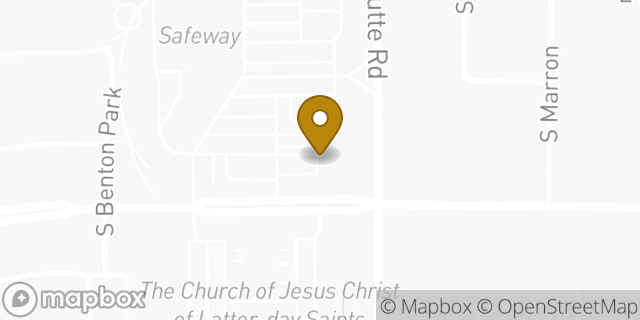 Map showing the location of Chase Bank in Mesa, AZ 85212