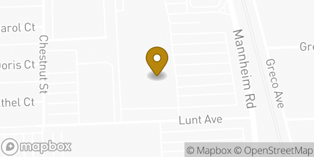 Map showing the location of Target in Rosemont, IL 60018
