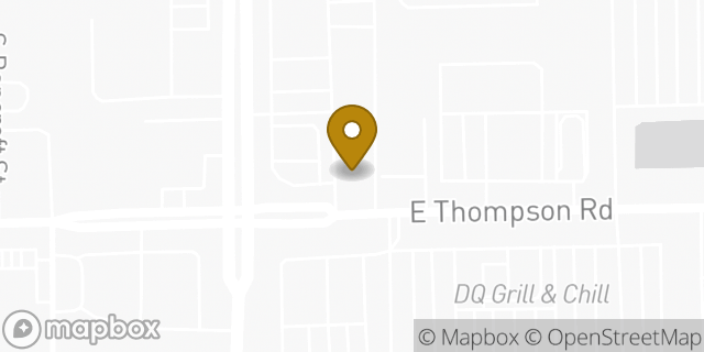 Map showing the location of Subway in Indianapolis, IN 46203