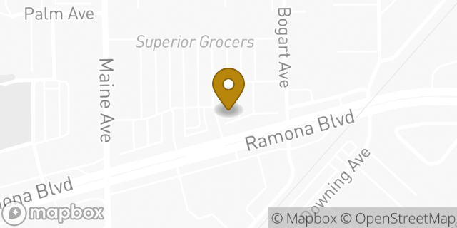 Map showing the location of Chase Bank in Baldwin Park, CA 91706
