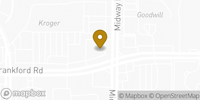 Map showing the location of Walgreens in Dallas, TX