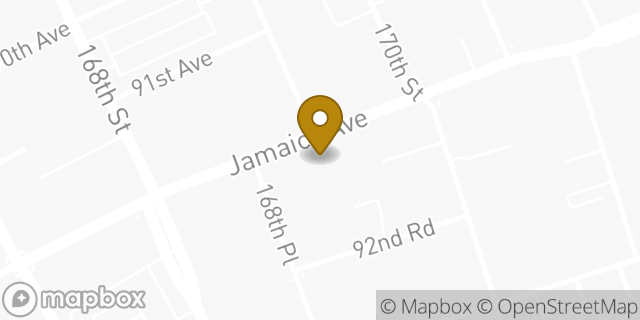 Map showing the location of Planet Fitness in Jamaica, NY 11432