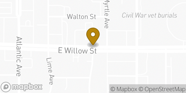 Map showing the location of Kaiser Permanente in Signal Hill, CA 90755