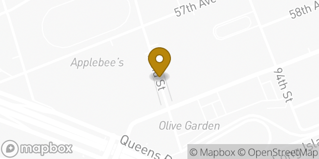 Map showing the location of Chipotle Mexican Grill in Elmhurst, NY 11373