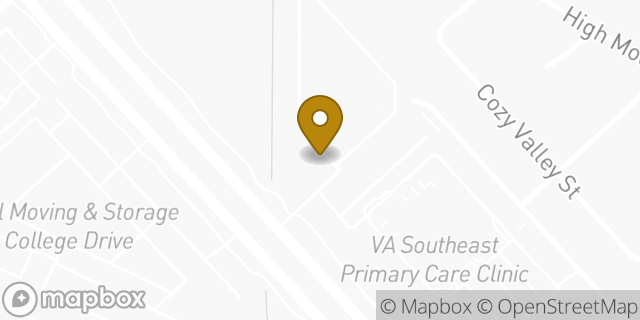 Map showing the location of CubeSmart Self Storage in Henderson, NV 89015