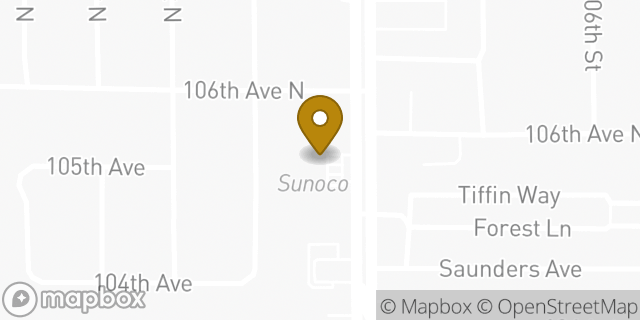 Map showing the location of Amazon Locker - Mes in Largo, FL 33778