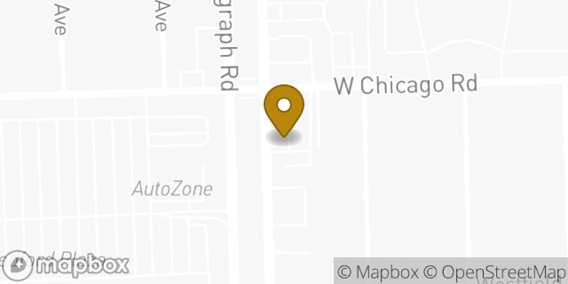 Map showing the location of Dunkin' in Redford, MI 48239