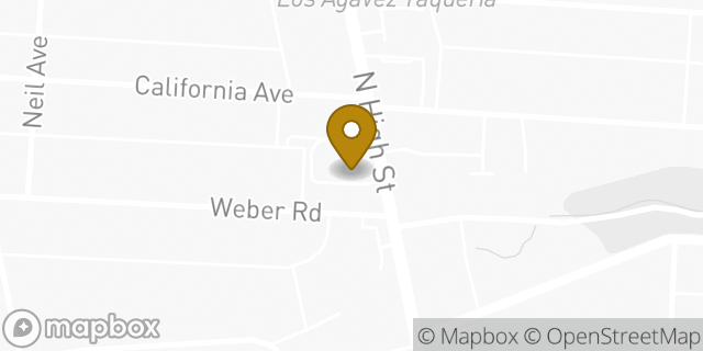 Map showing the location of McDonald's in Columbus, OH 43202