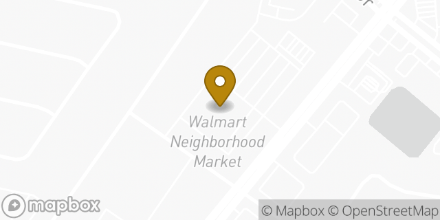Map showing the location of Walmart in El Paso, TX