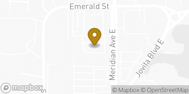 Map showing the location of McDonald's in Milton, WA 98354